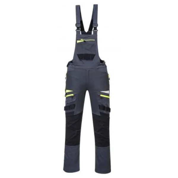 Image of Portwest DX4 Work Bib and Brace DX441MGRXL Colour: Metal Grey