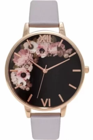 Image of Ladies Olivia Burton Winter Garden Floral Print Watch OB16WG19