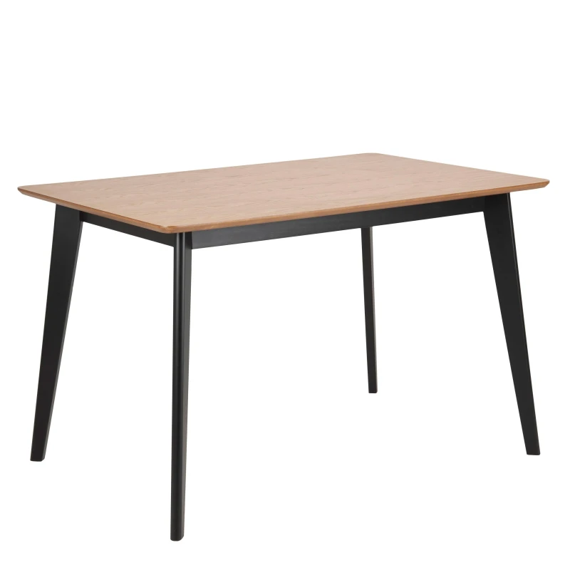 Image of Furniture To Go Roxby Dining Table in Oak & Black Unisex