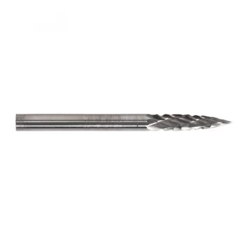Image of Sealey MCB005 Micro Carbide Burr Pointed Tree 3mm Pack of 3