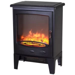 Image of HOMCOM 950W/1850W Electric Freestanding Fireplace Heater with Safety Thermostat