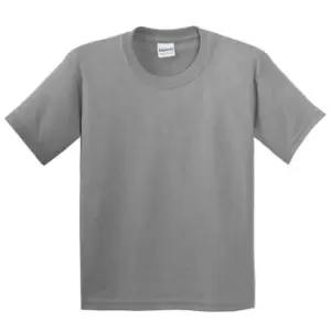 Image of Gildan Youth Unisex Heavy Cotton T-Shirt (S) (Sport Grey)
