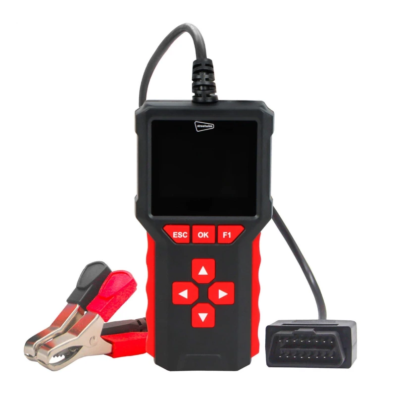 Image of Streetwize 2 in 1 OBDII Fault Scanner with Battery Tester Black unisex One Size
