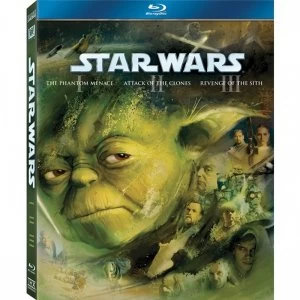 Image of Star Wars: The Prequel Trilogy (Episodes I, II & III) Bluray