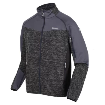 Image of Regatta Coladane III Full Zip Fleece - Blk/IndiaGry