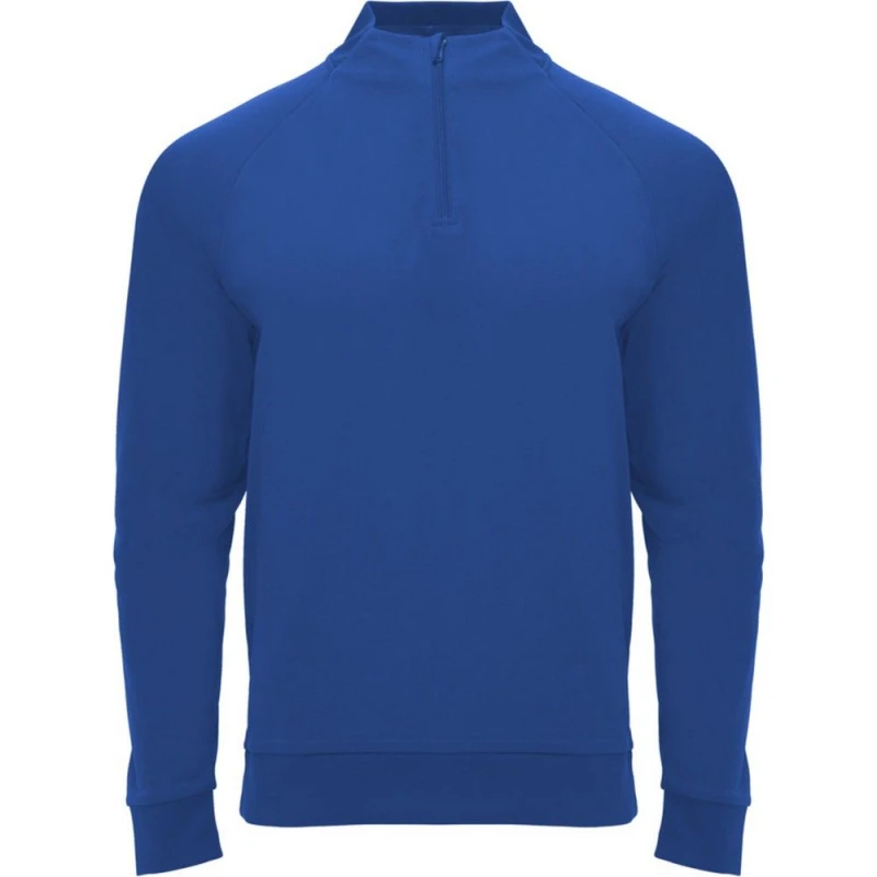 Image of ROLY Epiro Quarter Zip Long-Sleeved Sweatshirt in Blue Size: 4 Years Blue Unisex 4 Years