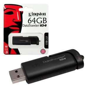 Image of Kingston DataTraveler 104 64GB USB Flash Drive