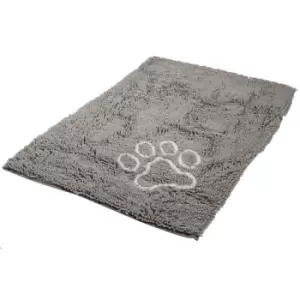 Image of Bunty Soft Microfibre Pet Dog Puppy Cat Mat Bed Doormat Absorbant Muddy Wet Paws - Grey - XX-Large