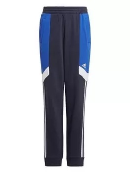 Image of adidas Sportswear Junior Colour Block 3-Stripes Pant - Navy, Navy/Blue, Size 13-14 Years