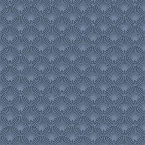 Image of Superfresco Easy Blue Ecailles Gatsby Wallpaper - 10m