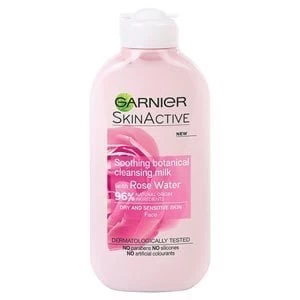 Image of Garnier Natural Rose Cleansing Milk Sensitive Skin 200ml