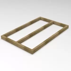 Image of Forest Garden 5X3 Timber Shed Base (L) 94Cm X (W) 148Cm