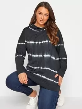 Image of Yours Clothing Tie Dye Hoodie - Multi , Multi, Size 26-28, Women