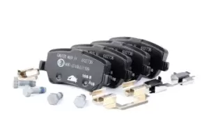 Image of ATE Brake pad set VOLVO 13.0460-2736.2 30671574,30742491,30794554 31408670,31445796