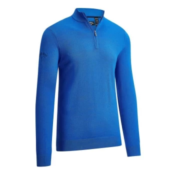 Image of Callaway Half Zip Sweatshirt Mens - Surfing Blue
