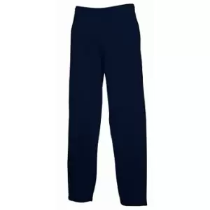 Image of Fruit Of The Loom Mens Open Hem Jog Pants / Jogging Bottoms (M) (Deep Navy)