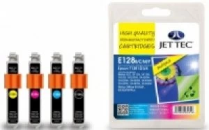 Image of JetTec Epson Fox T1281 Black And Tri Colour Ink Cartridge