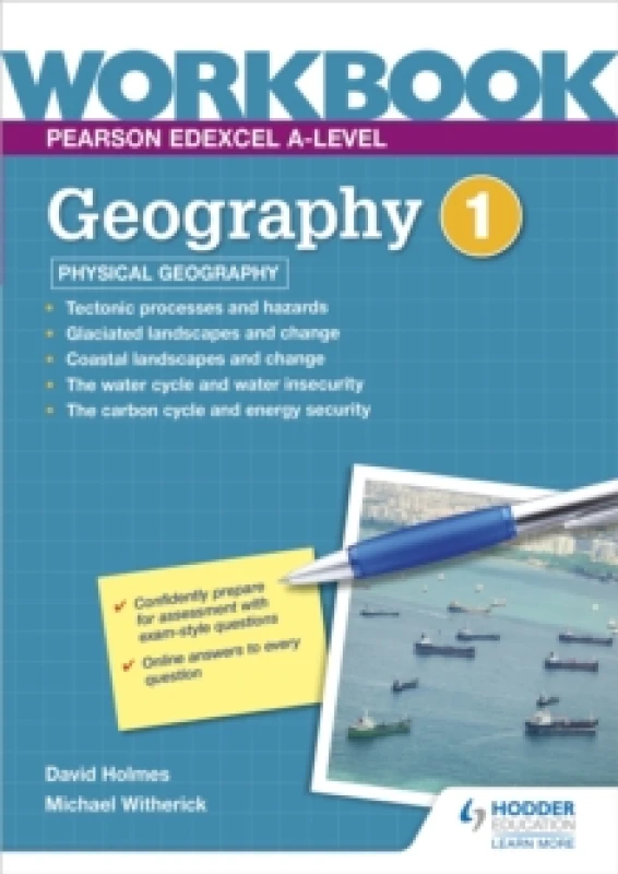 Image of Pearson Edexcel A-level Geography Workbook 1: Physical Geography Paperback / softback