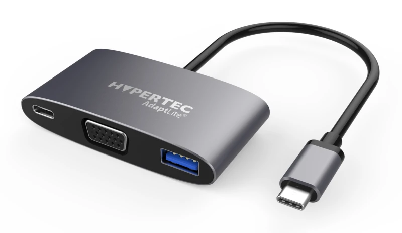Image of Hypertec AdaptLite VGA Wired USB 3.2 Gen 1 (3.1 Gen 1) Type-C Anthraci