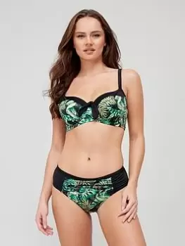 Image of DORINA Kano Extra Light Padded Bikini Top, Green, Size 42E, Women