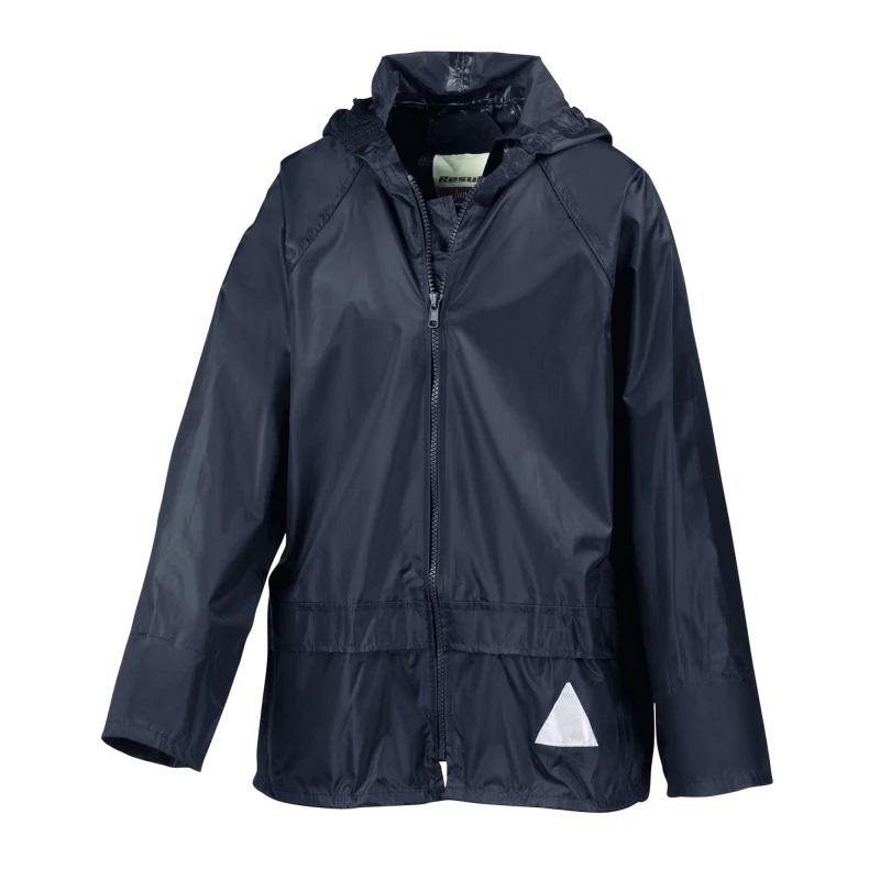 Image of Result Heavyweight Waterproof Rain Suit (Jacket & Trouser Suit) in Navy Size: XS Navy Unisex XS