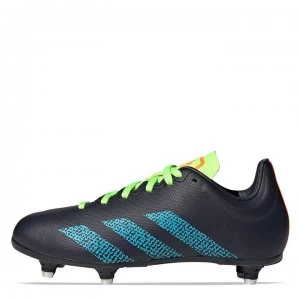 Image of adidas adidas Kakari Junior SG Rugby Boots - Ink/Cyan/Green
