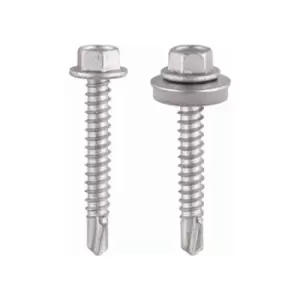 Image of 5.5 x 25mm Hex Head Self drill Light Section TEK Screws Qty 100 - Timco