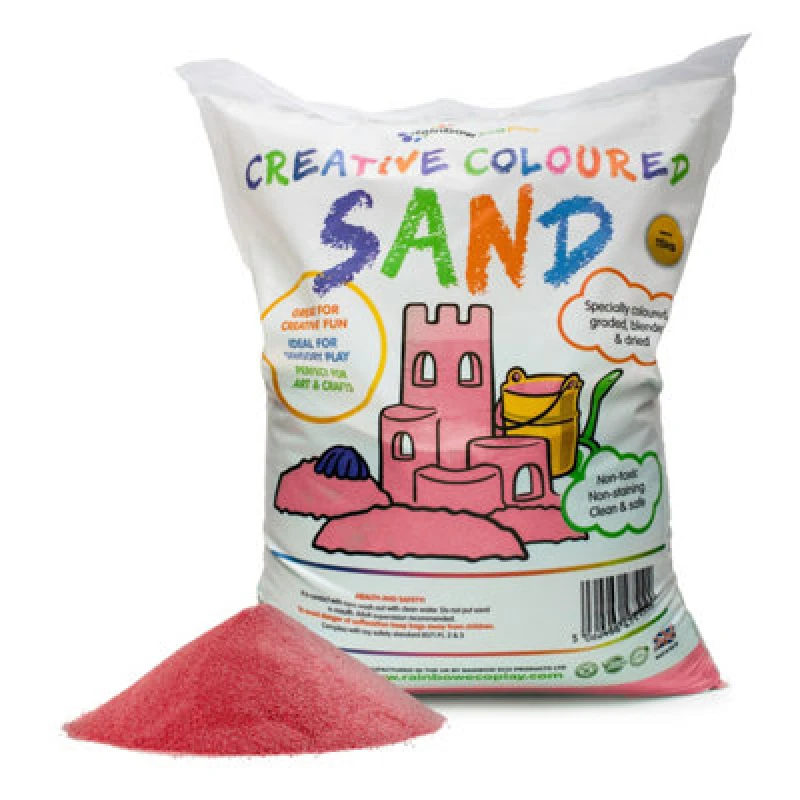 Image of Coloured Sand (red) 15kg Bag