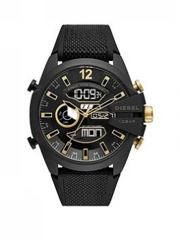 Image of Diesel Black 'Mega Chief' Fashion Watch - DZ4552