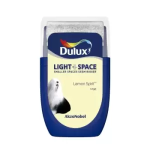 Image of Dulux Light & Space Lemon Spirit Matt Emulsion Paint 30ml