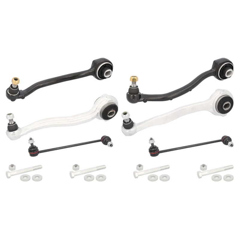 Image of FEBI BILSTEIN 23701 Control arm repair kit with coupling rod, Front Axle, OE Turbo NEW Suspension Kit (772)
