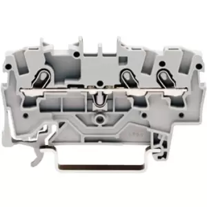 Image of Wago 2001-1301 Terminal Block, Din Rail, 3Pos, 16Awg