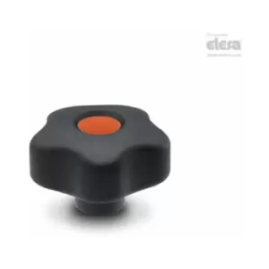 Image of Elesa - Lobe knob-VCT.43 B-M6-Soft-C2 Orange