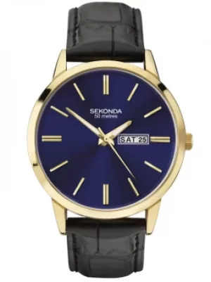 Image of Sekonda Mens Leather Strap Watch 1863