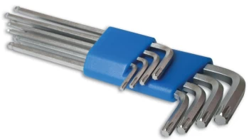 Image of Laser Tools 4180 Star/Hex Key Set - 8pc Silicon Steel