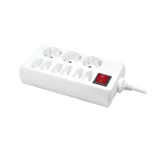 Image of LogiLink LPS201 power extension 1.5 m 9 AC outlet(s) White