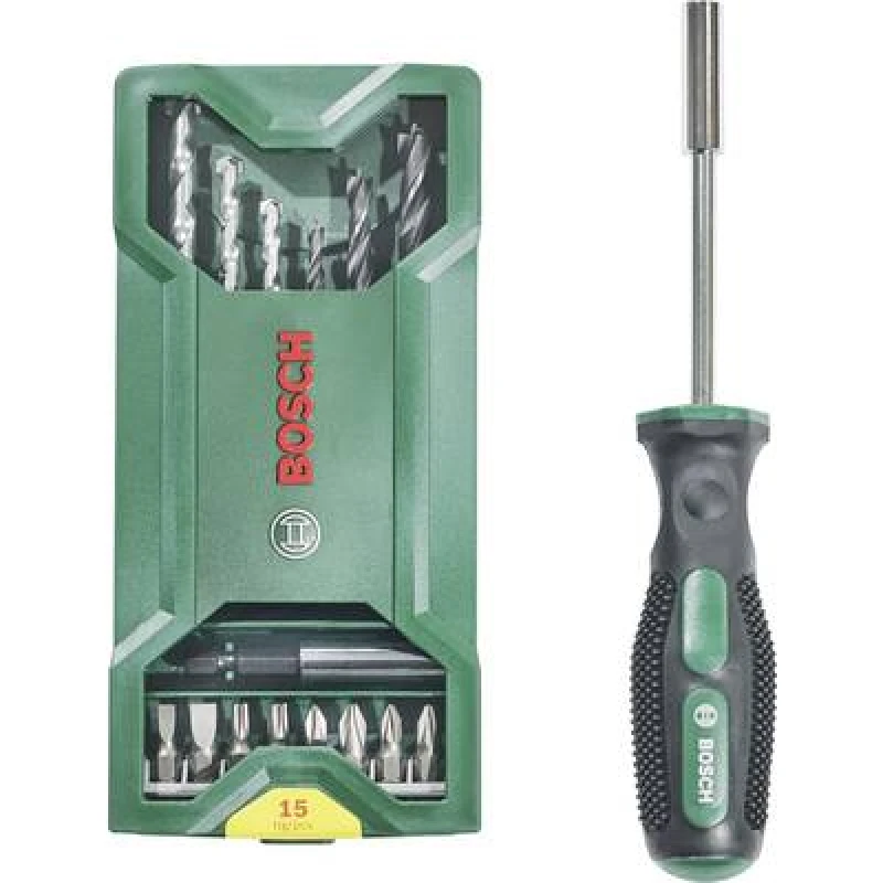 Image of Bosch Accessories Bosch Accessories 2607017654 Mini X-Line 16 Piece Drill bit set 2607017654