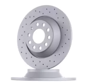 Image of ZIMMERMANN Brake disc 100.3320.52 Brake rotor,Brake discs AUDI,A6 Avant (4F5, C6),A6 Limousine (4F2, C6)