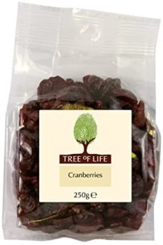 Image of Tree of Life Cranberries - 250g x 6