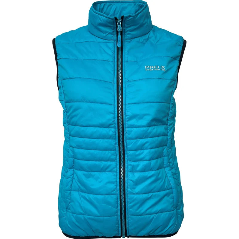 Image of Sleeveless Puffer Jacket Pro-X Elements Irma Turquoise Female 40