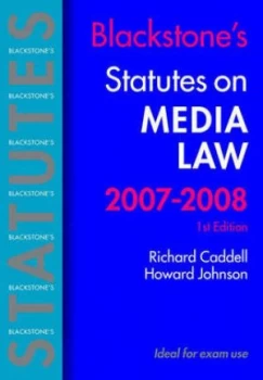 Image of Media Law by Richard Caddell Paperback