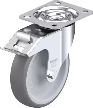 Image of Blickle 605592 Device swivel castor 125mm with locking device Type misc. Swive