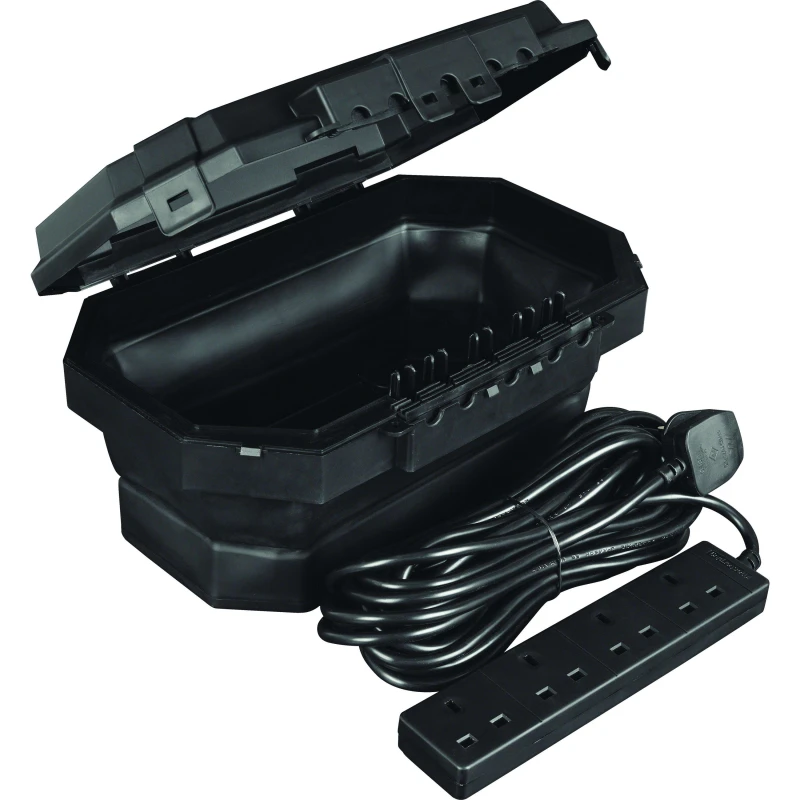 Image of Masterplug Masterplug Weatherproof Box with 4 Socket & Extension Lead