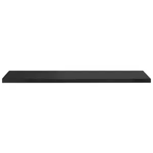 Image of Easy Fit Gloss Black Radiator Shelf 90 x 15 x 1.8cm