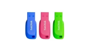Image of SanDisk SDCZ50C-016G-B46T 16GB Cruzer Blade USB (Pack of 3)