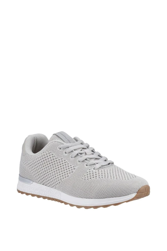 Image of Hush Puppies Womens Katrina Trainer in Grey Size: 4 Grey Female 4