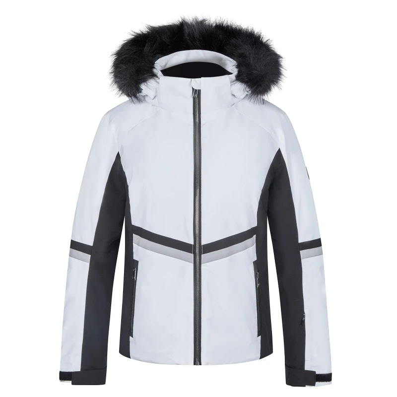 Image of Nevica Womens Meribel Waterproof Slim Fit Ski Jacket White female 12 (40)