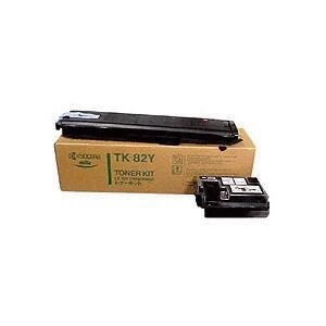 Image of Kyocera TK82Y Yellow Laser Toner Ink Cartridge
