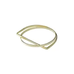 Image of Ladies Jasper Conran London Jewellery Gold Plated Sterling Silver Bangle