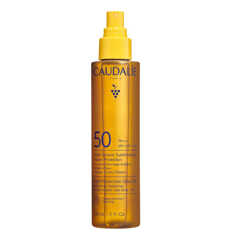 Image of Caudalie Vinosun High Protection Glow Oil SPF50 150ml